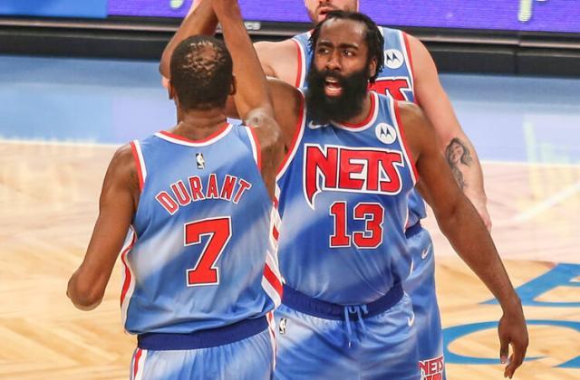 世界杯官网app下载-哈登:雷霆时期的我和KD还年轻 现在我们是男人了